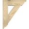 Ekena Millwork Traditional Traditional Rough Sawn Bracket w/ Offset Brace, Douglas Fir, 6"W x 18"D x 22"H BKT0604X18X22TRA01RDF - alternate 2